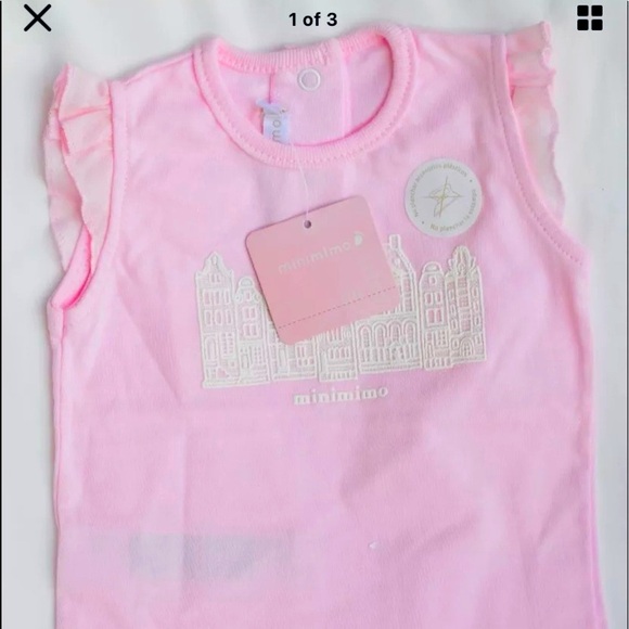 NWT Mini Mimo New Born Baby Girl Set Pink - Picture 1 of 5